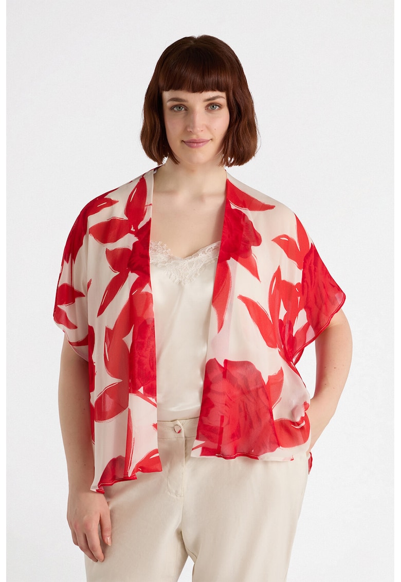 Camasa cu maneci scurte si model floral