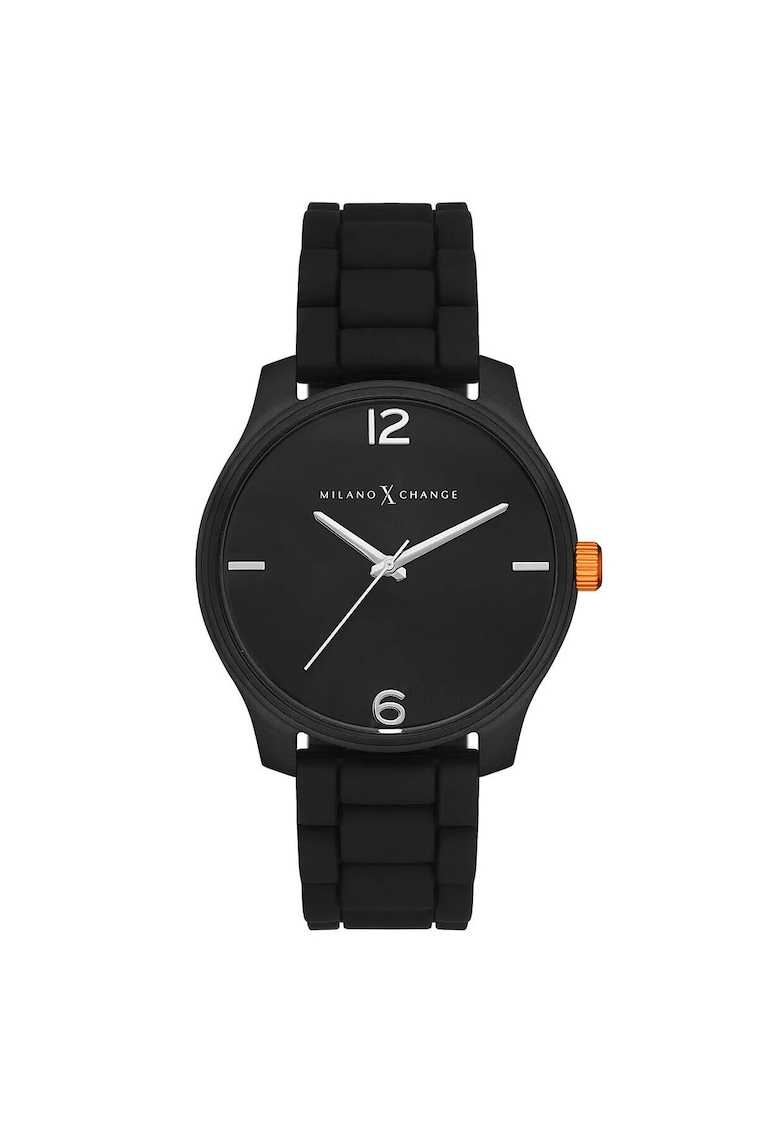 Ceas dama MEX1160 sport negru 38x10mm silicon otel