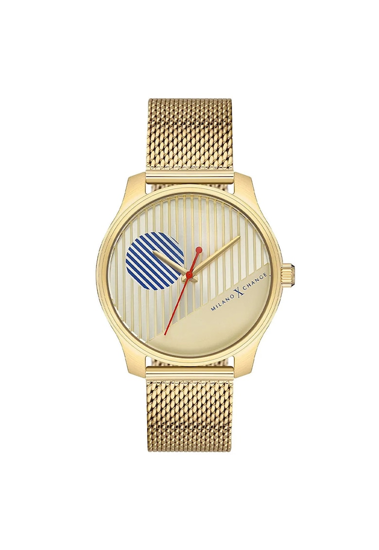 Ceas dama MEX1169 auriu 38mm textil