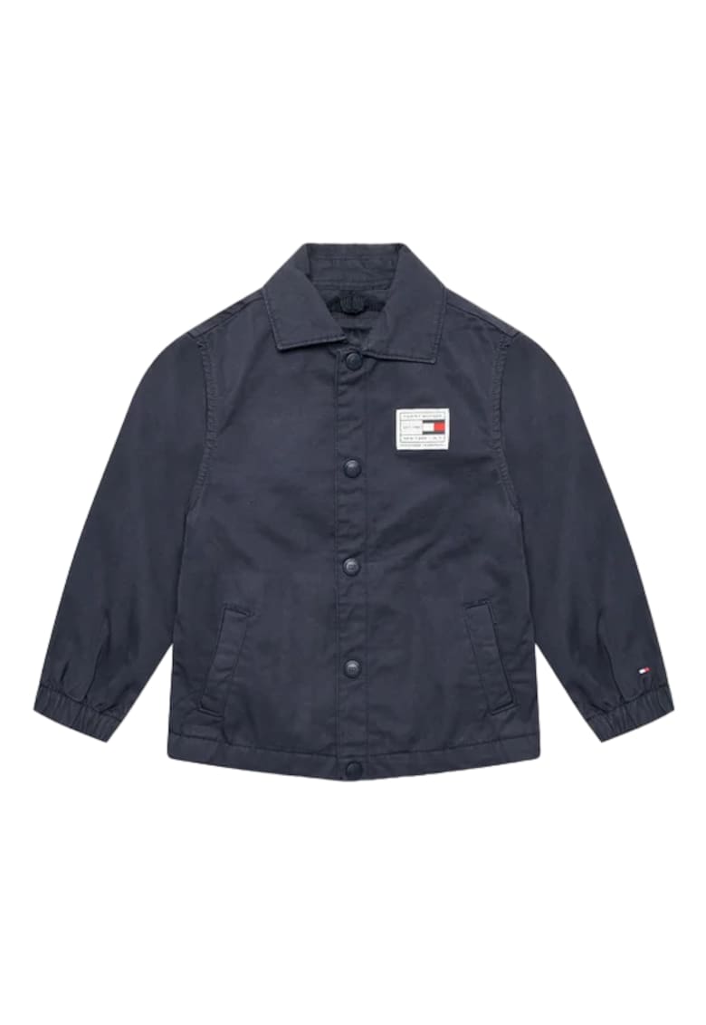 Jacheta din bumbac organic cu aplicatie logo