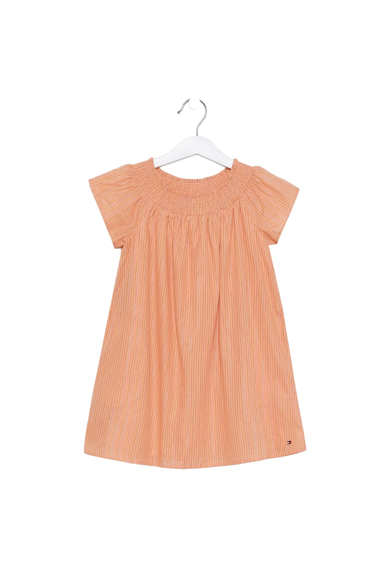 Rochie cu volane si dungi -