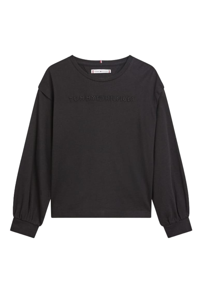 Bluza lejera cu logo brodat -