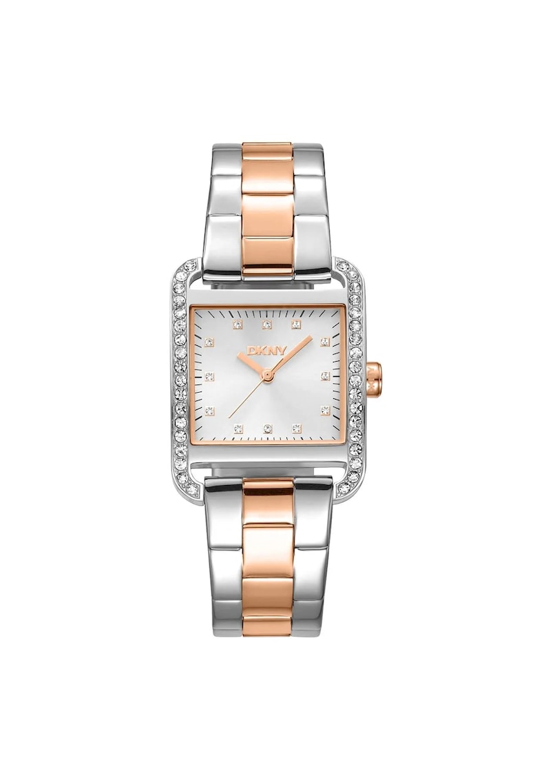 Ceas de mana dama model DK1L003M0055 - argintiu/auriu - 31-34 mm - curea din otel