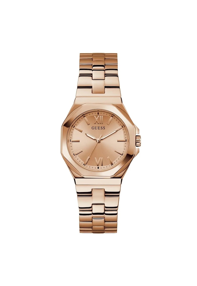 Ceas dama GW0873L3 - otel - roz auriu - 34mm - mecanism quartz - rezistent la apa 3 ATM