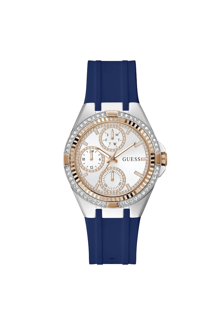 Ceas dama GW0879L2 - 39mm - silicon - albastru - rezistent la apa 3 ATM