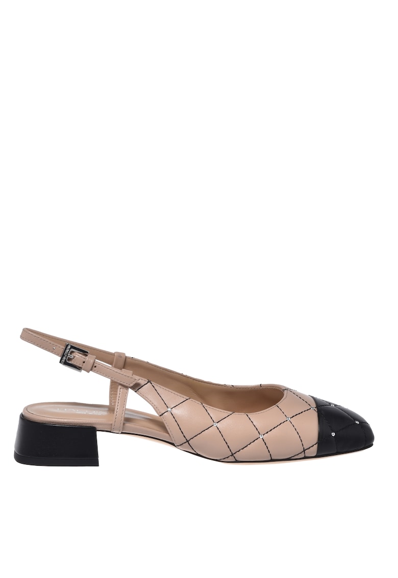 Balerini slingback de piele