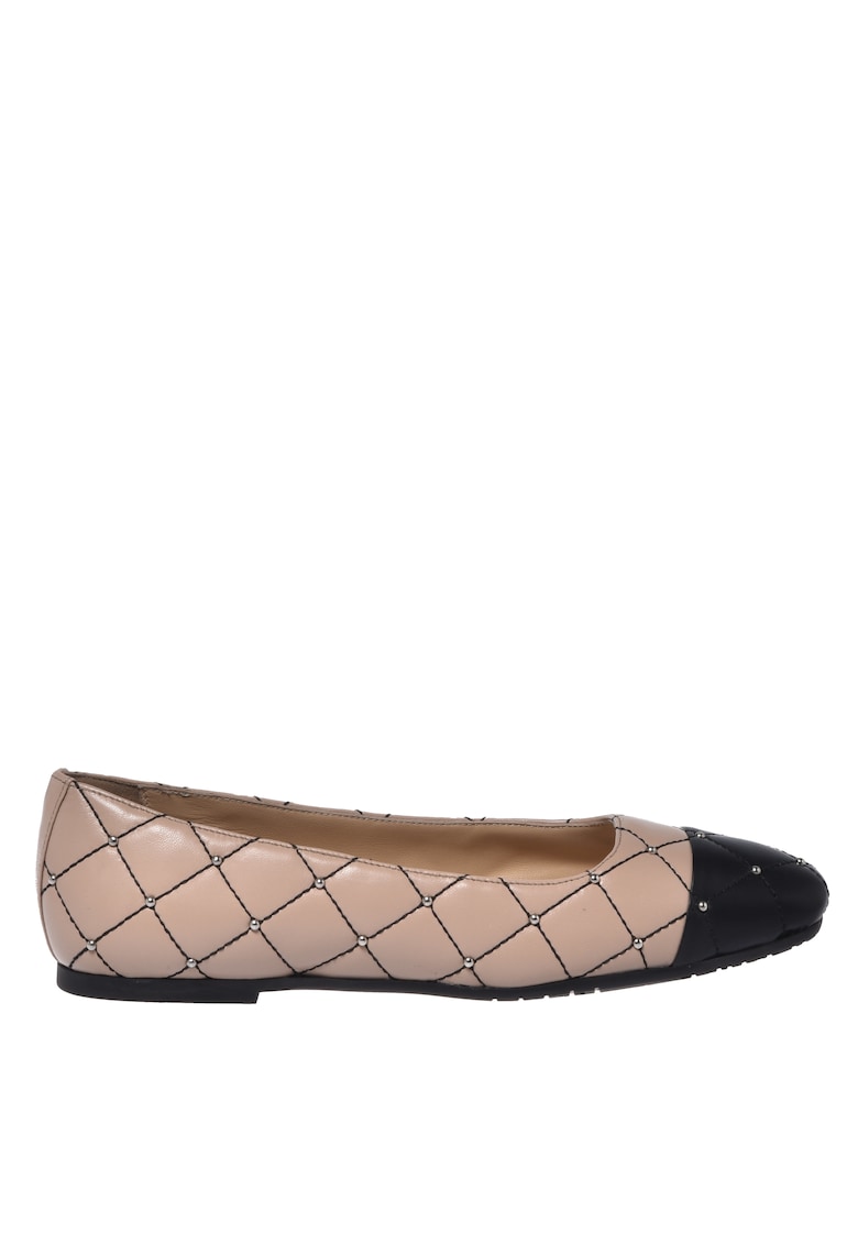 Balerini de piele cu aspect matlasat