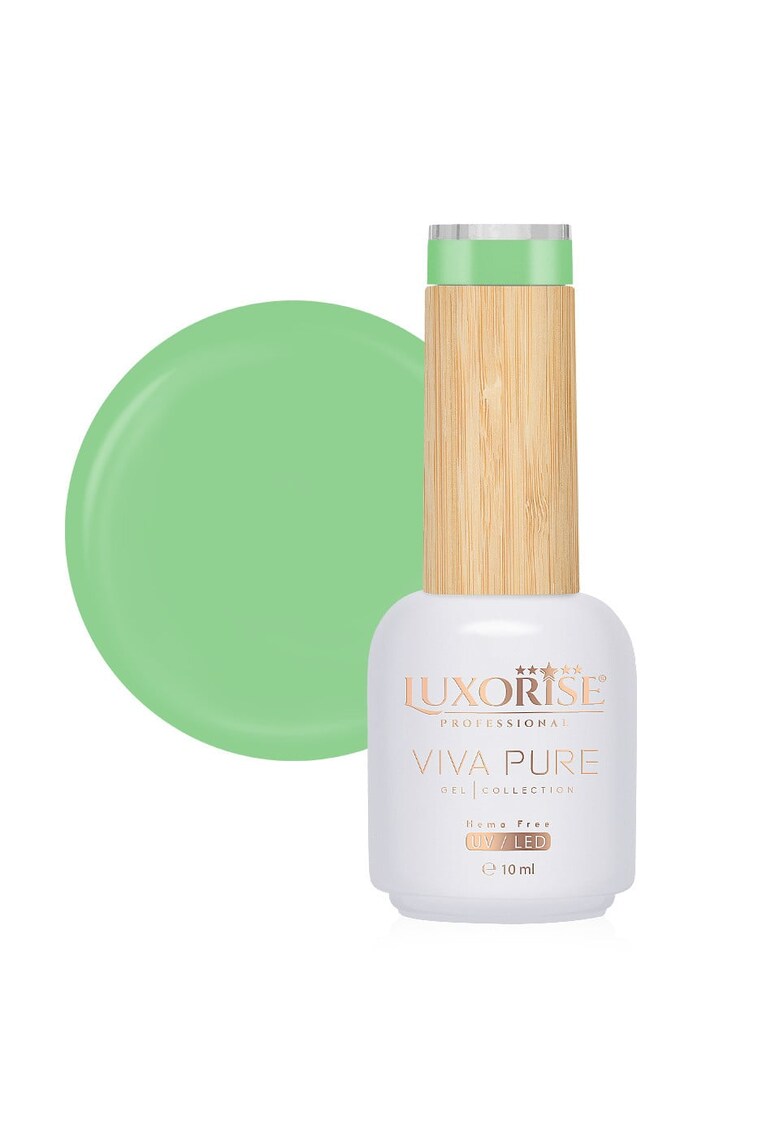 Oja Semipermanenta Hema Free Viva Pure - 10mlzwqdwqd - Verde