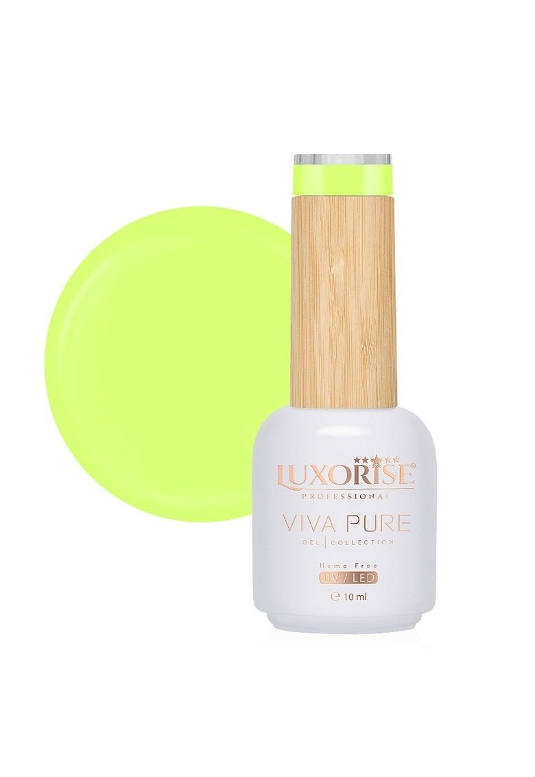 Oja Semipermanenta Hema Free Viva Pure - Sunlit Lime 10ml