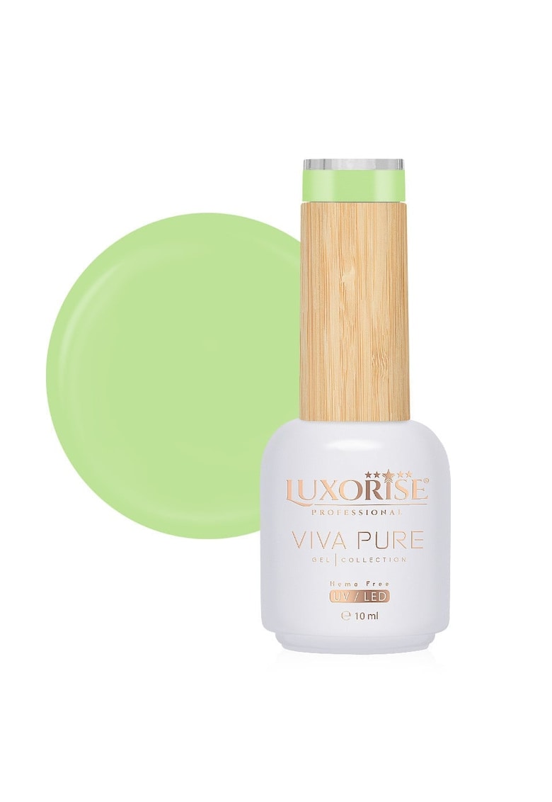 Oja Semipermanenta Hema Free Viva Pure - 10mlzwqdwqd - Verde deschis