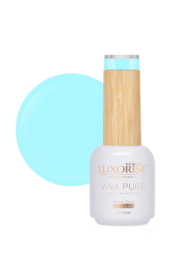 Oja Semipermanenta Hema Free Viva Pure - Teal Mist 10ml