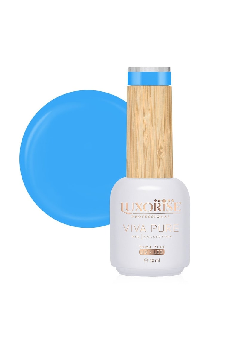 Oja Semipermanenta Hema Free Viva Pure - Wild Blue 10ml