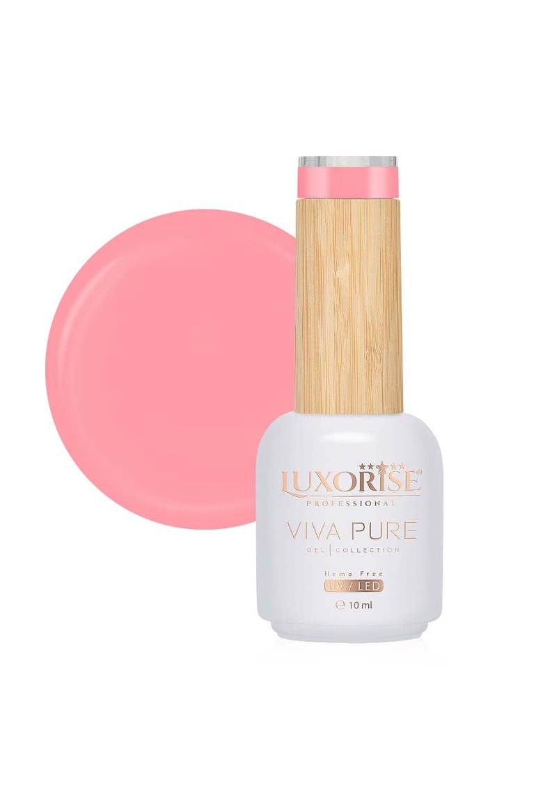 Oja Semipermanenta Hema Free Viva Pure - Coral Cadence 10ml