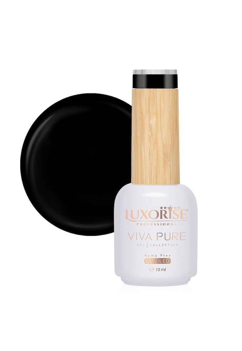 Oja Semipermanenta Hema Free Viva Pure - Pure Black 10ml