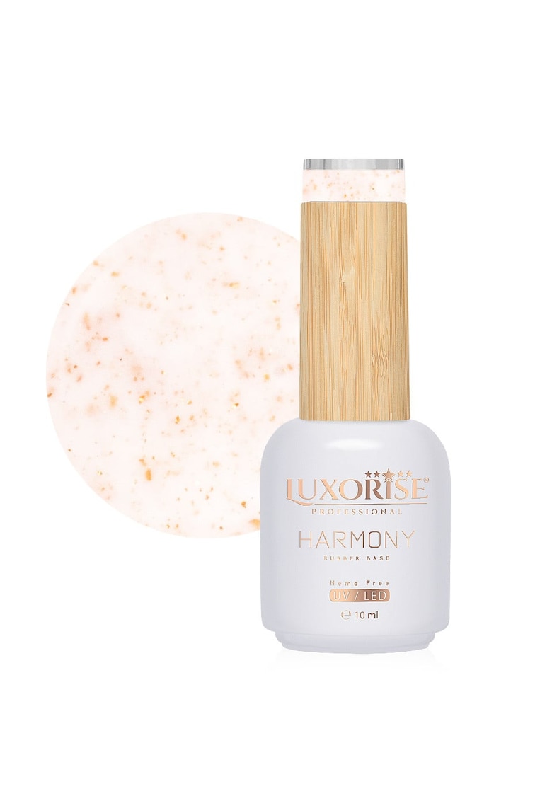 Rubber Base Hema Free Harmony - Gold Sparkle 10ml