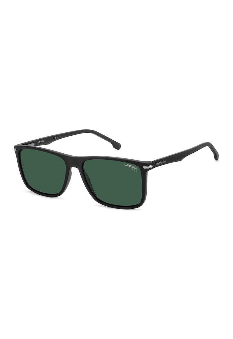 Ochelari de soare patrati cu logo - Negru stins