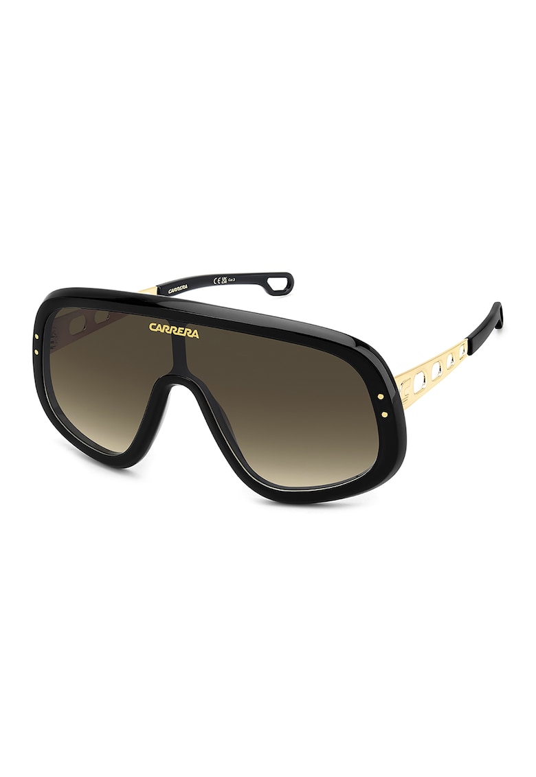 Ochelari de soare shield cu logo - Auriu
