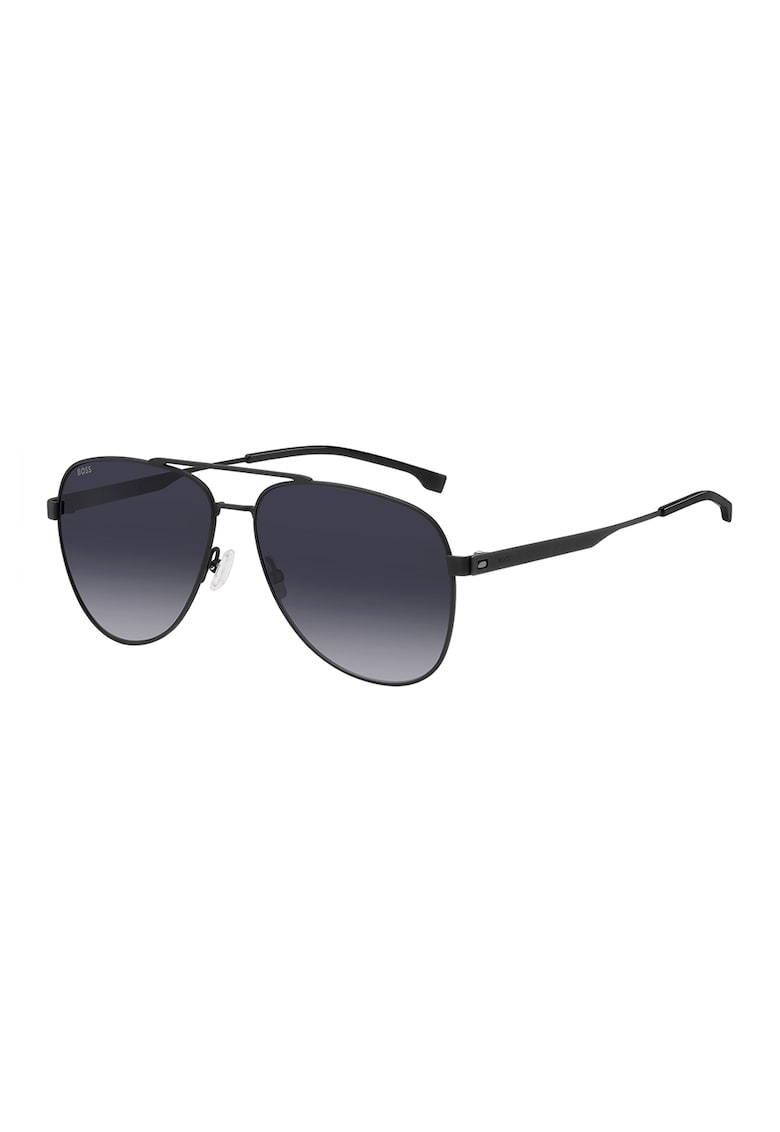 Ochelari de soare aviator cu lentile in degrade - Negru stins