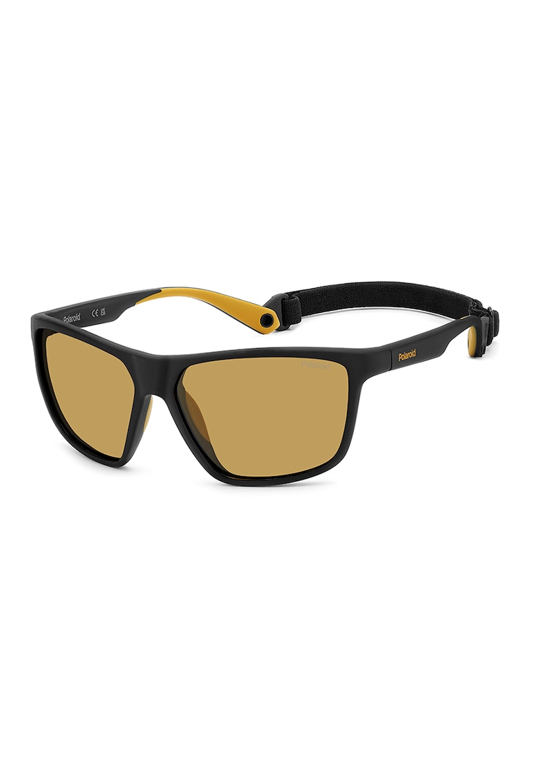 Ochelari de soare cu lentile polarizate - Negru/Galben mustar