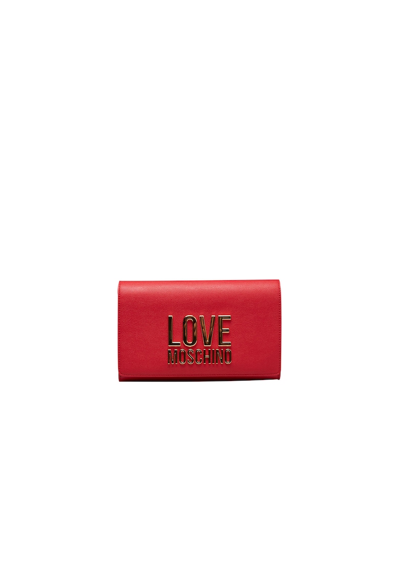 Moschino - Geanta crossbody de piele ecologica cu logo