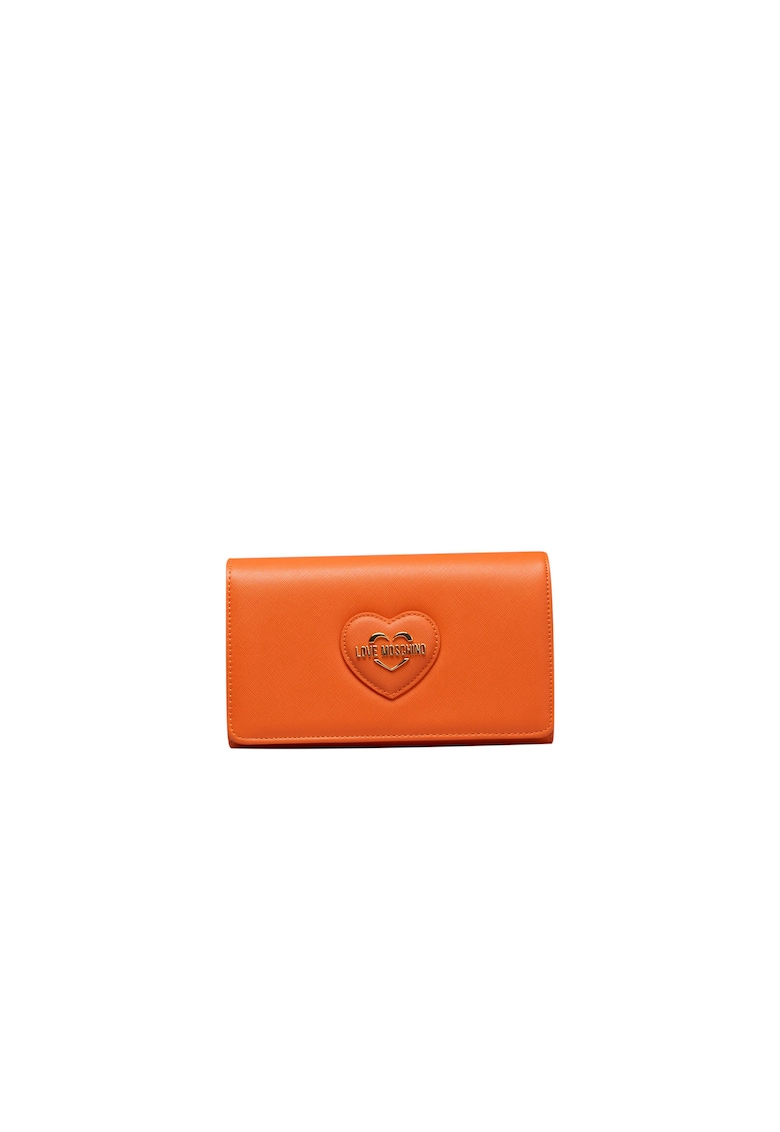 MOSCHINO - Geanta crossbody cu logo metalic