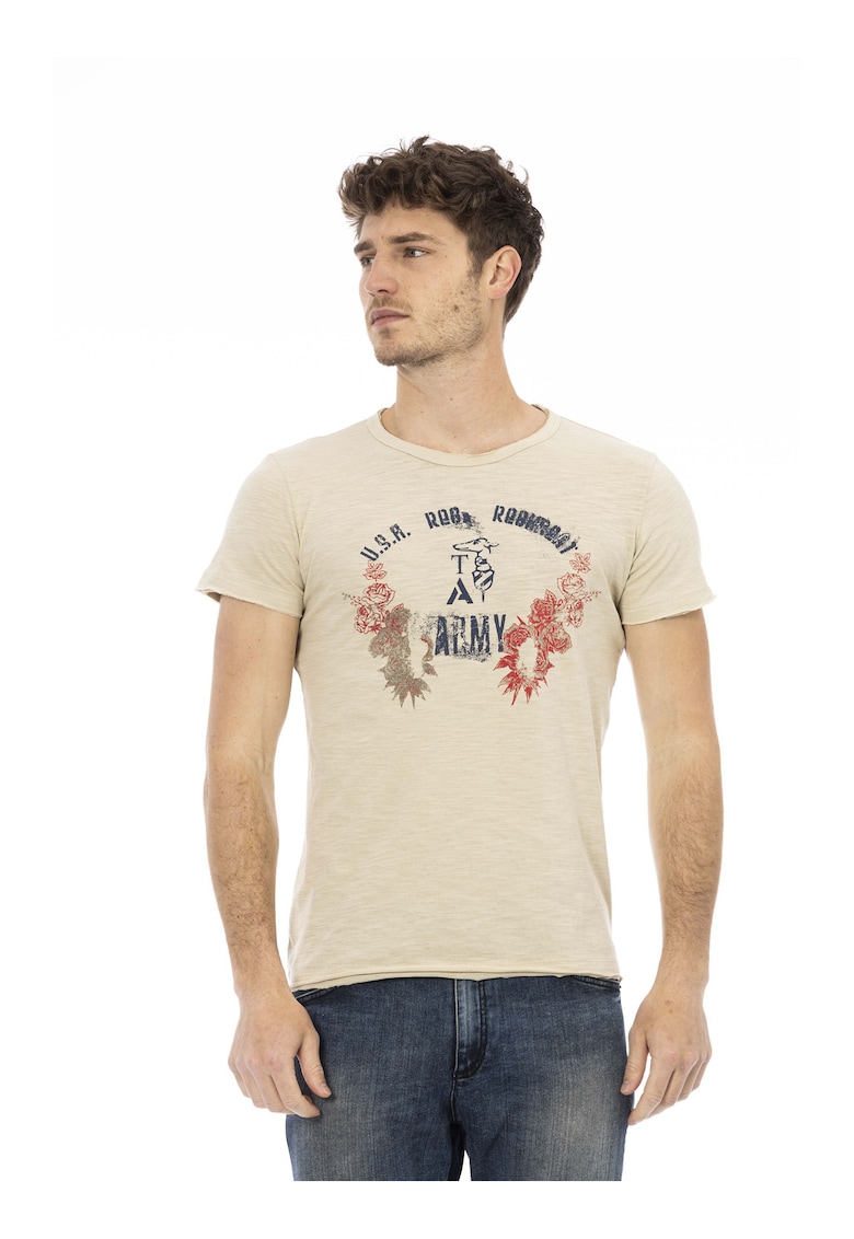 Tricou slim fit cu imprimeu grafic