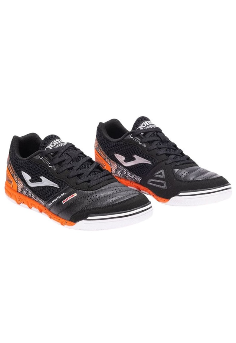 Pantofi sport barbati Mundial MUNW2501IN - piele naturala/sintetic - pentru fotbal - negru/portocaliu