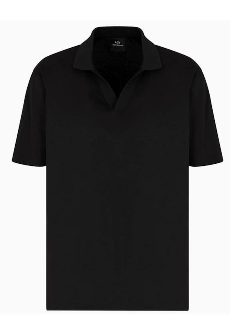 Armani Exchange Tricou polo uni regular fit - 56499 - Negru