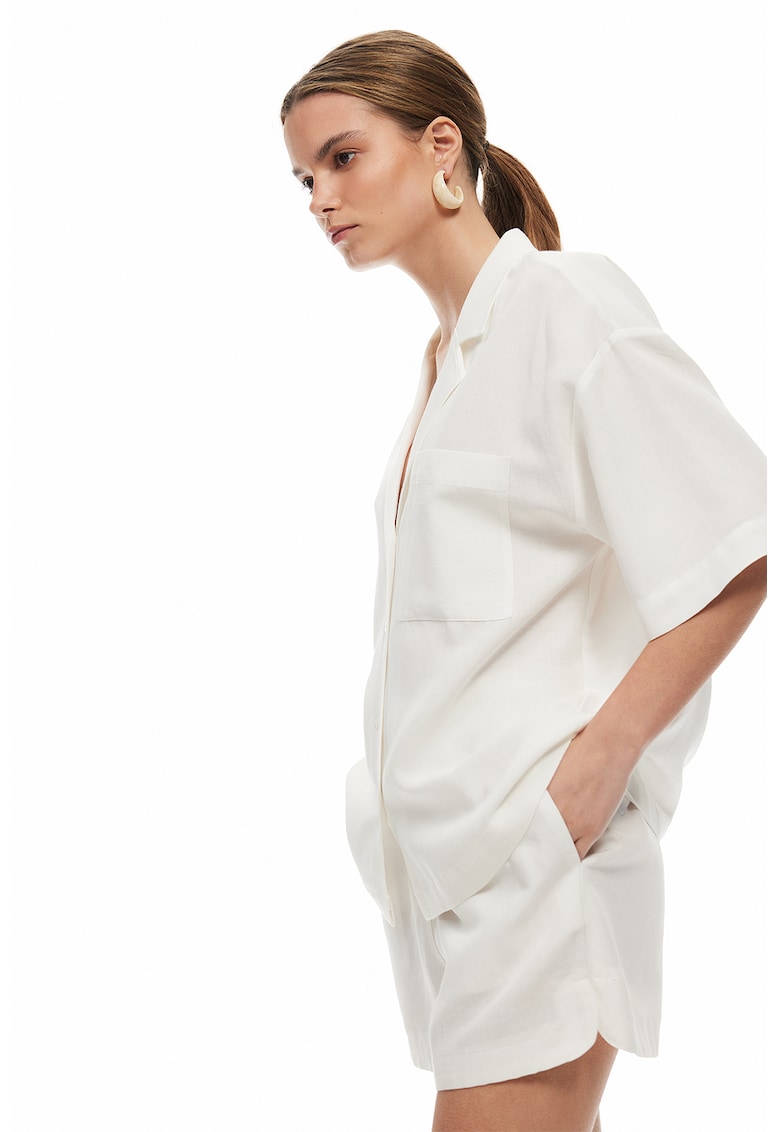 Camasa lejera din amestec de in