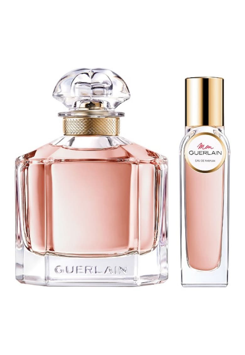 Set Mon Guerlain - Femei: Apa de Parfum - 100 ml + Apa de Parfum miniatura - 15 ml