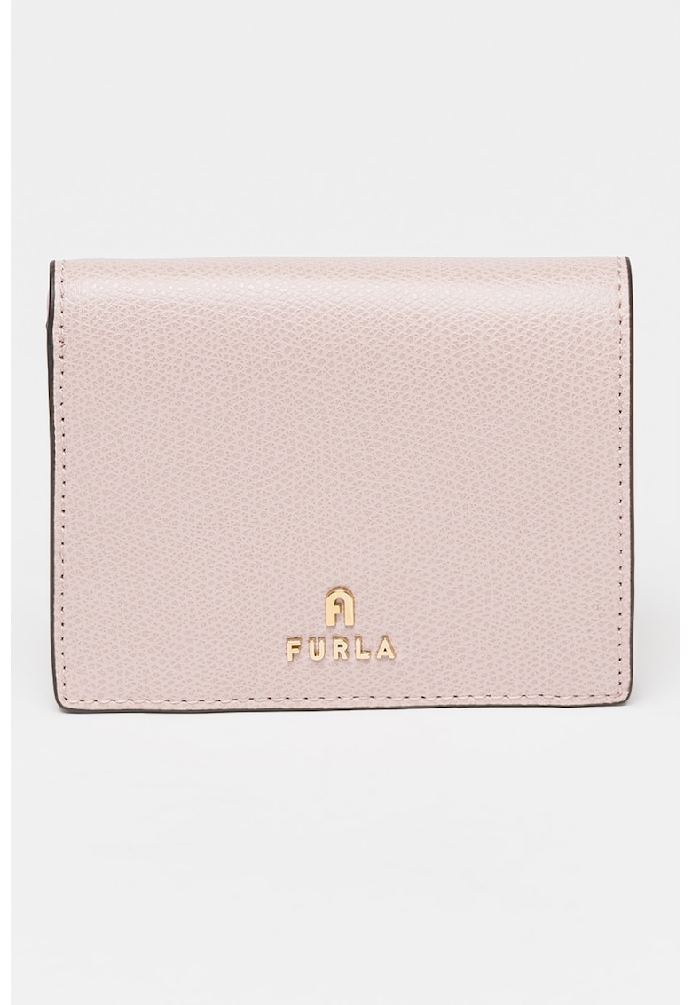 Portofel pliabil din piele Camelia