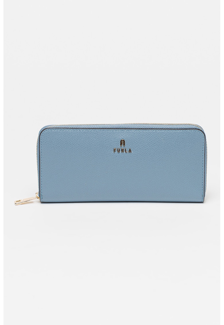 Portofel din piele cu fermoar Camelia