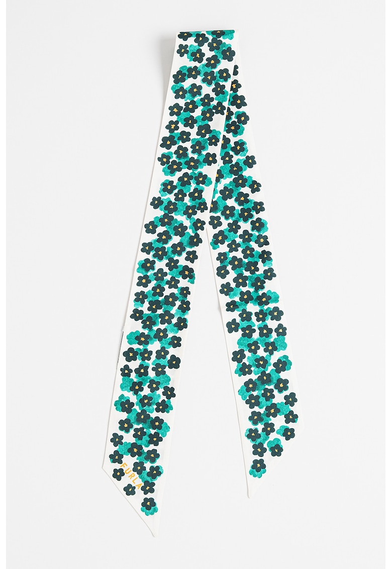 Esarfa din matase cu imprimeu Metropolis