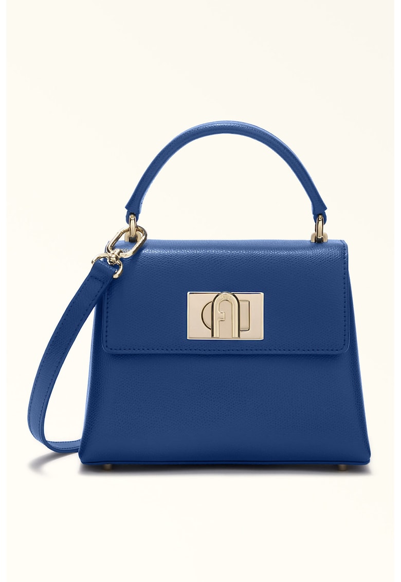 Geanta crossbody din piele 1927 - Albastru royal/Albastru