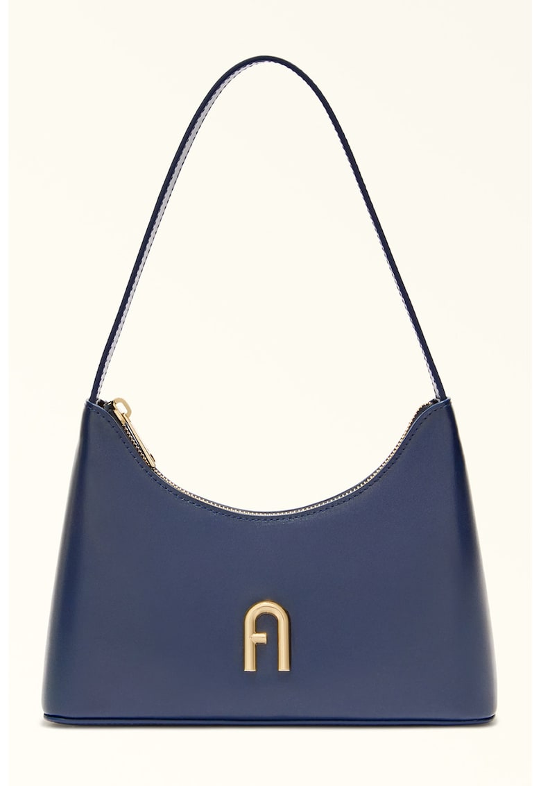 Geanta de piele cu bareta lunga de umar Diamante