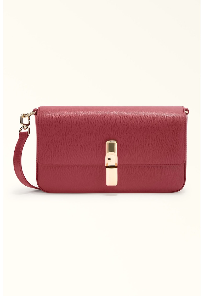 Geanta crossbody din piele cu clapa Iride