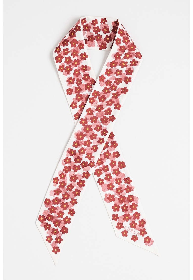 Esarfa din matase cu imprimeu Metropolis