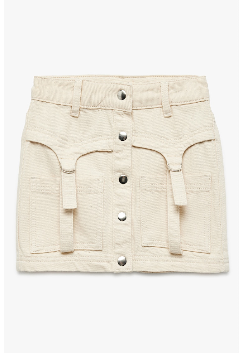 Fusta dreapta cu buzunare laterale