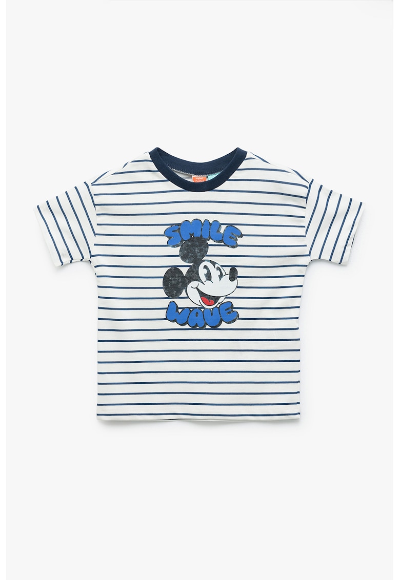 Tricou de bumbac cu imprimeu Mickey Mouse