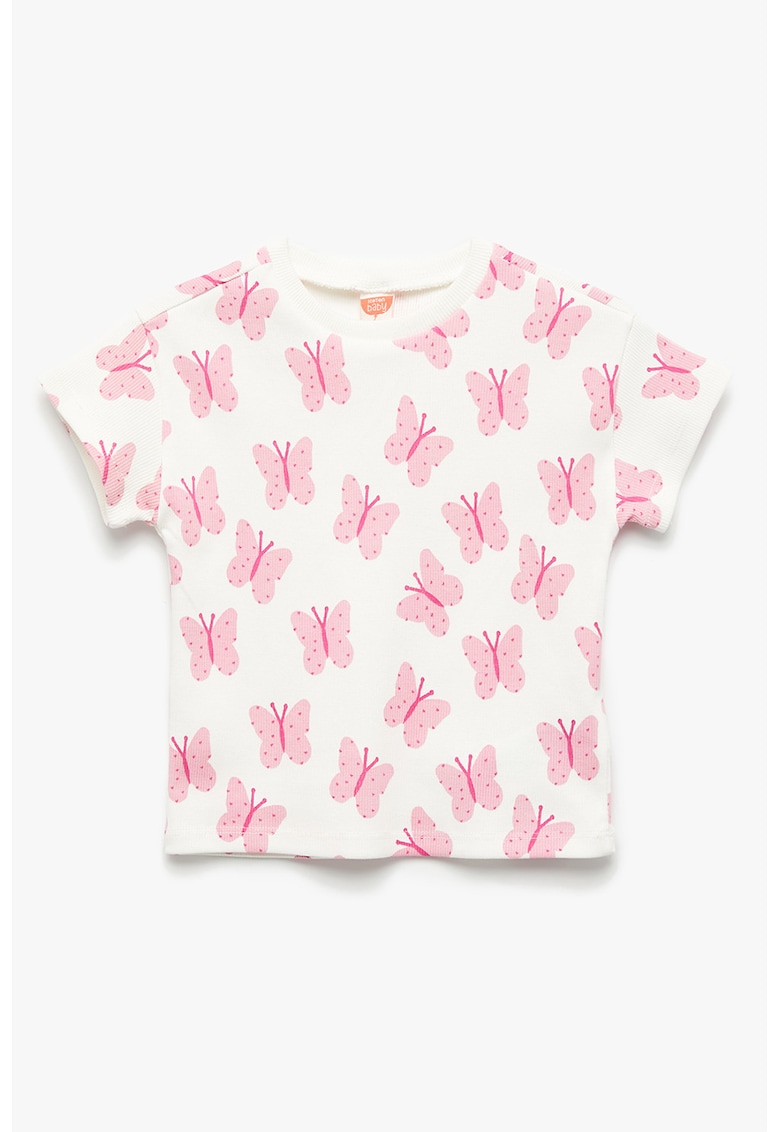 Tricou cu model cu fluturi