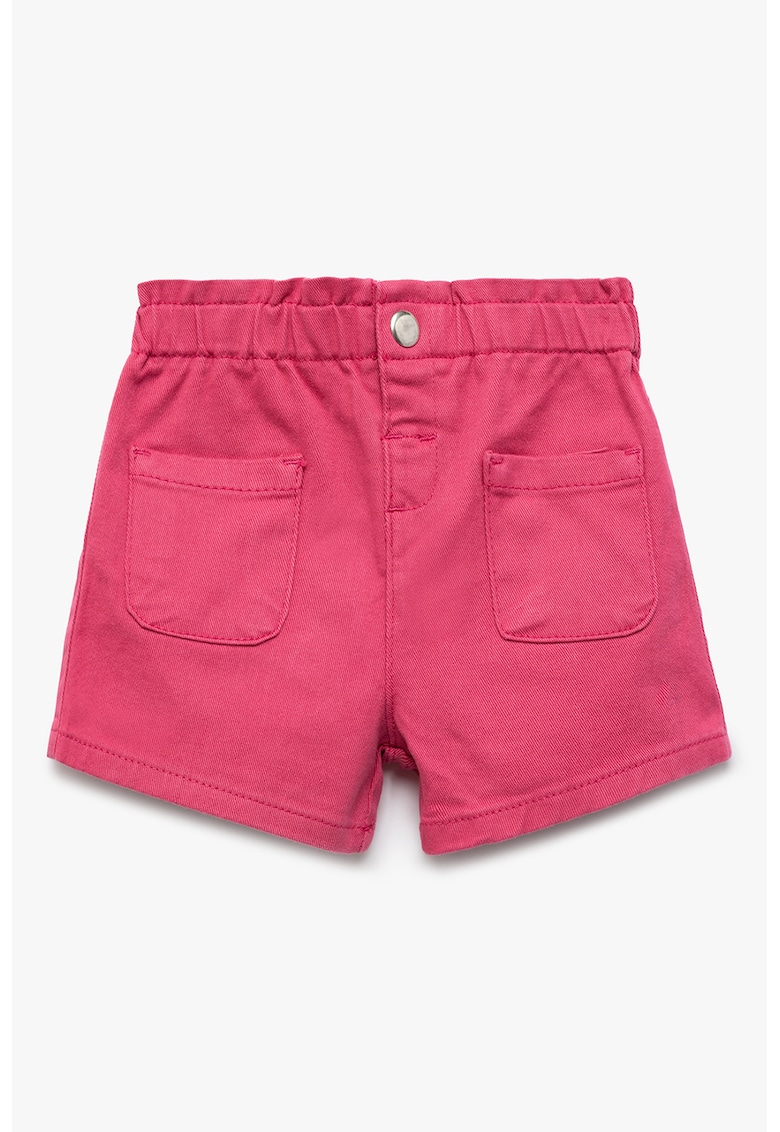 Pantaloni scurti cu buzunare aplicate