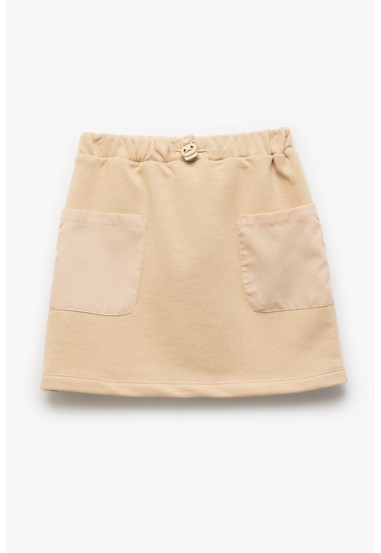 Fusta dreapta cu talie elastica