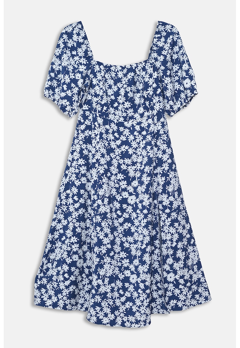 Rochie midi cu decolteu patrat