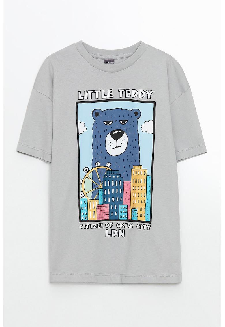 Tricou cu imprimeu grafic frontal