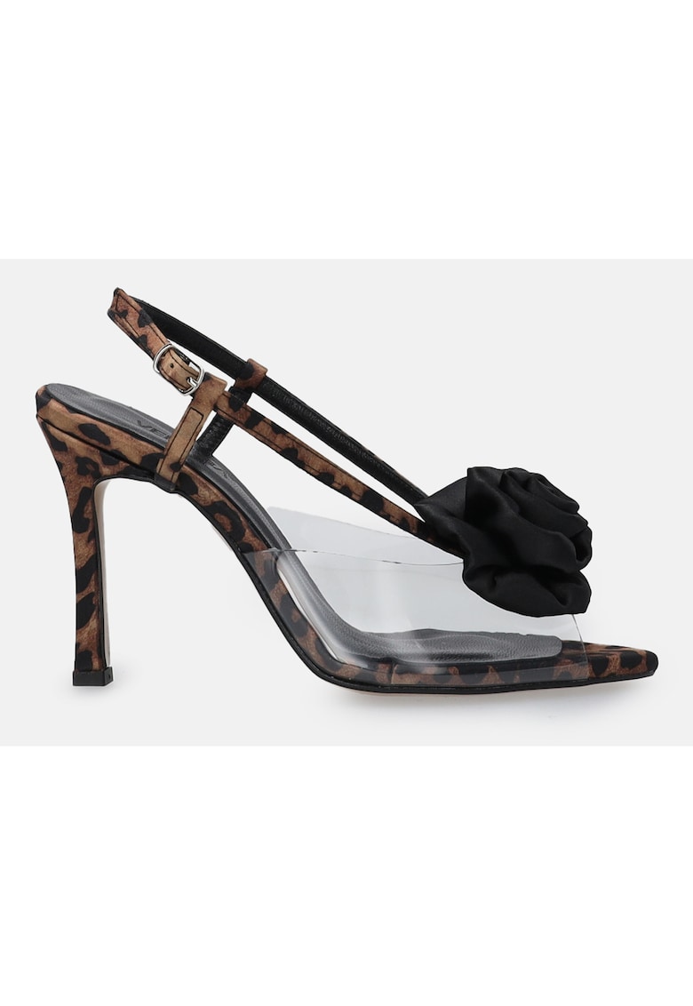 Pantofi cu toc si animal print Pantofi cu toc si animal print