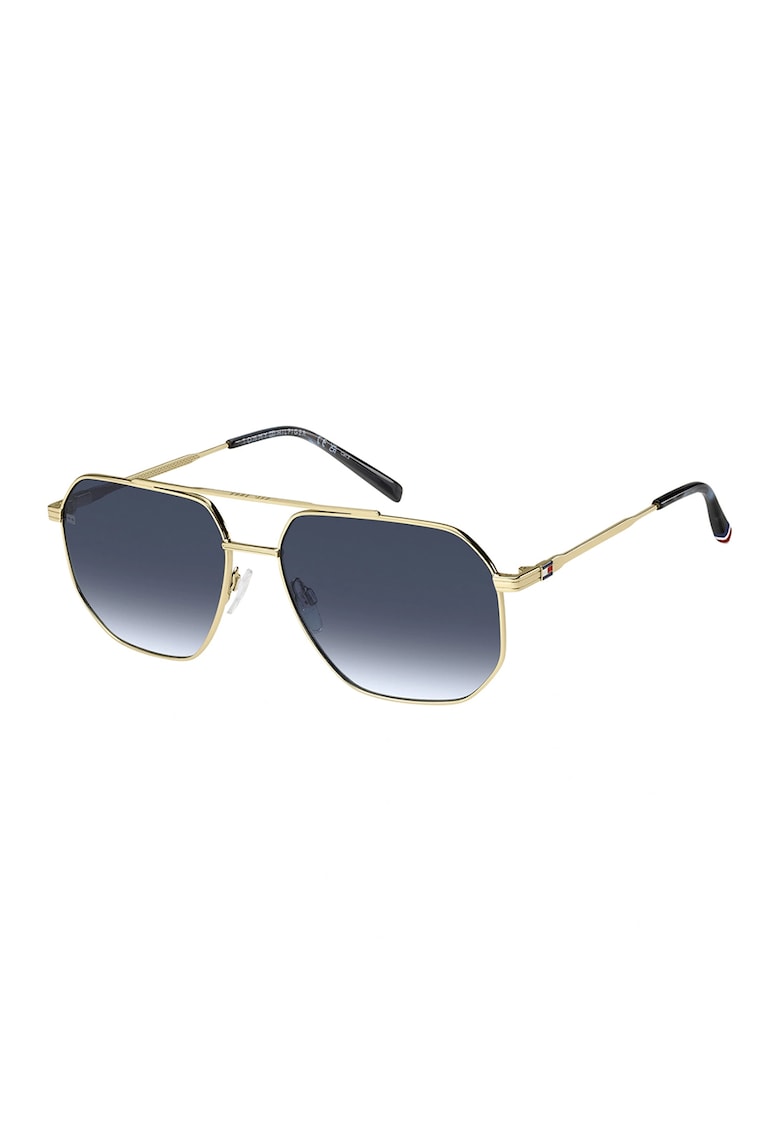 Ochelari de soare aviator cu rama metalica
