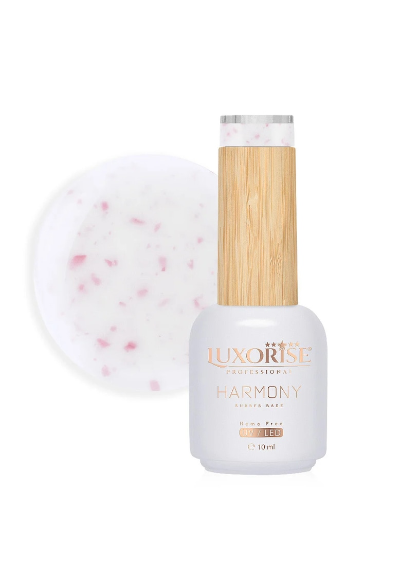 Rubber Base Hema Free Harmony - Rose Sparkle 10ml