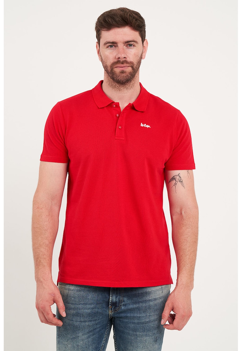 Tricou polo de bumbac pique