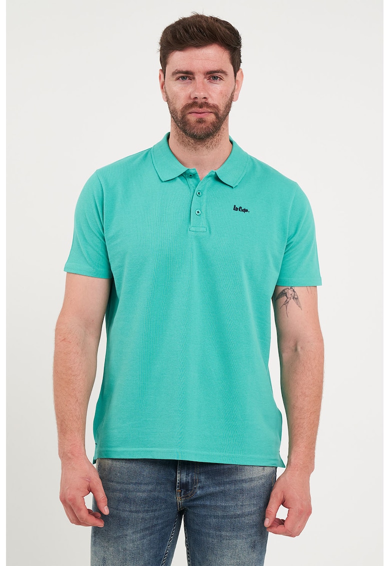Tricou polo de bumbac pique