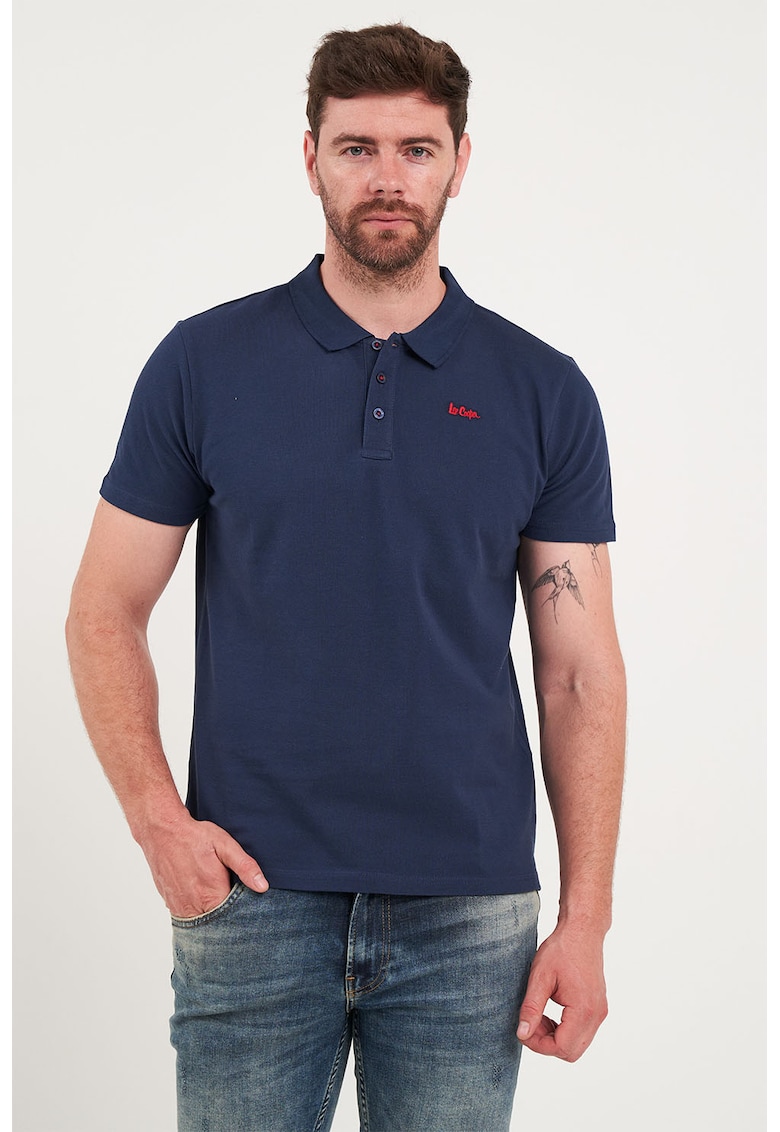 Tricou polo de bumbac pique